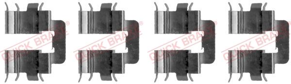 QUICK BRAKE Tarvikesarja, jarrupala 109-1277